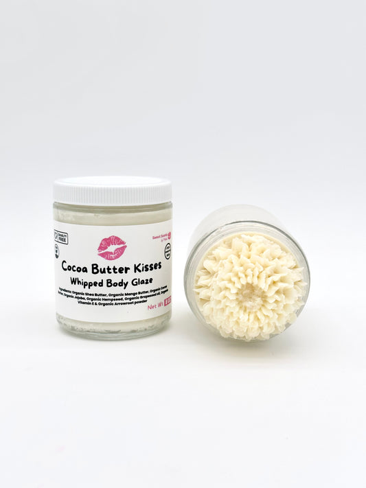 Organic Whipped Cocoa Butter Kisses Body Glaze