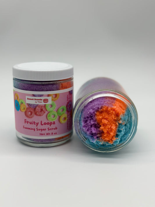 Organic Fruity Loopz Foaming Sugar Scrub