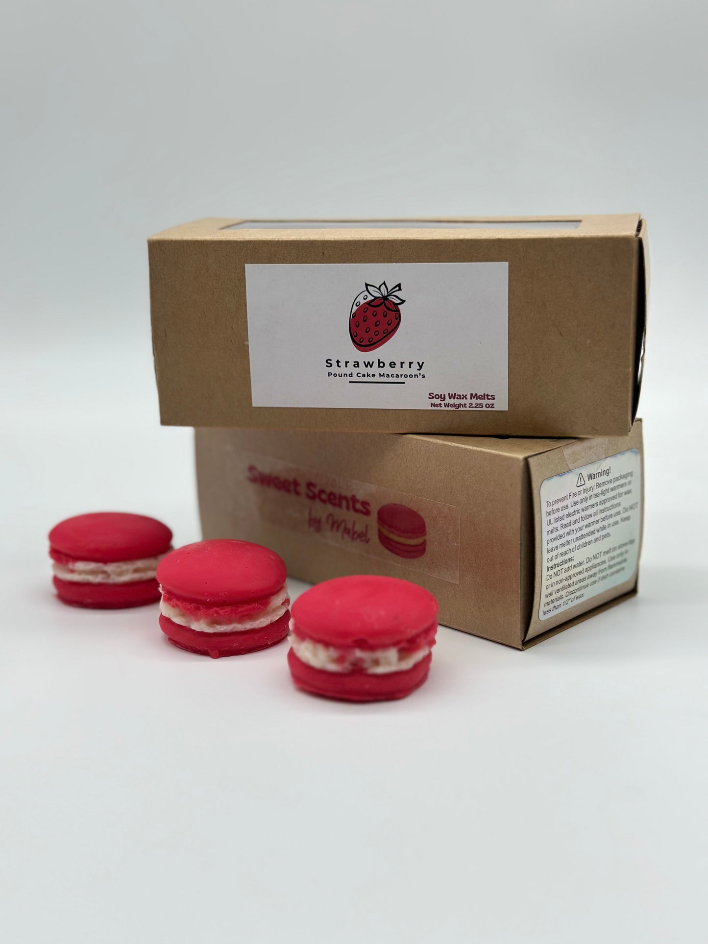 Strawberry Pound Cake Macaroon Wax Melts