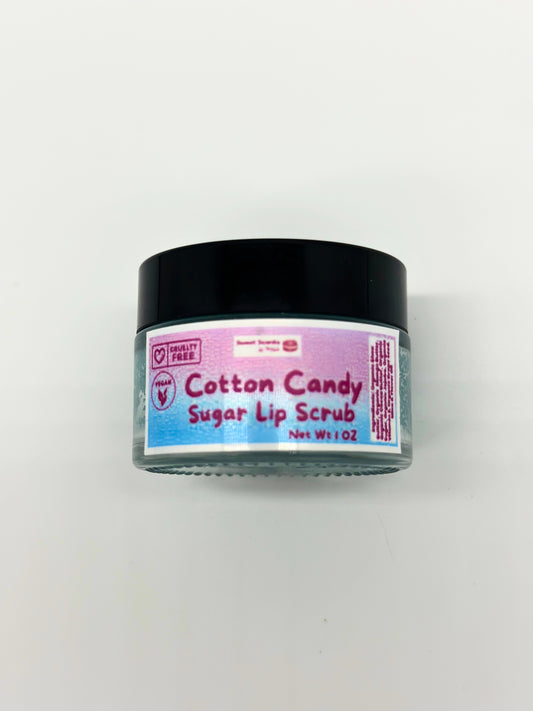 Organic Cotton Candy Sugar Lip Scrub